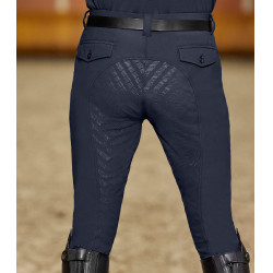 Calça de equitação ELT Marc silicone masculino Azul profundo Calça de equitação ELT Marc silicone masculino Azul profundo