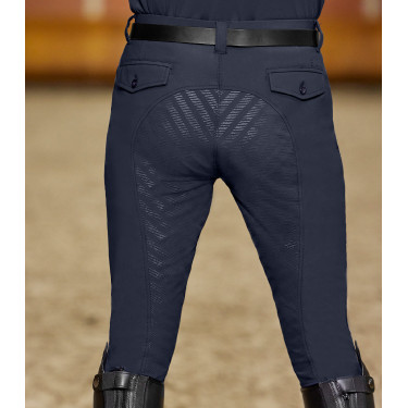 Calça de equitação ELT Marc silicone masculino Azul profundo Calça de equitação ELT Marc silicone masculino Azul profundo