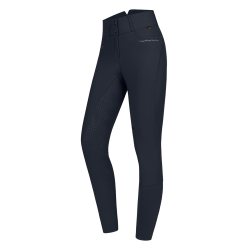 Calça de equitação ELT Mathilda Glam cintura alta Azul profundo Calça de equitação ELT Mathilda Glam cintura alta Azul profundo