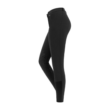 Calça de equitação ELT Micro grip nos joelhos Preto