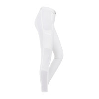 Calça de equitação ELT Micro grip nos joelhos Branco