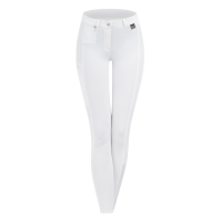 Calça de equitação ELT Micro grip nos joelhos Branco Calça de equitação ELT Micro grip nos joelhos Branco