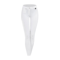 Calça de equitação ELT Micro grip nos joelhos Branco