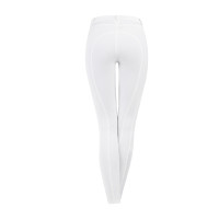 Calça de equitação ELT Micro grip nos joelhos Branco