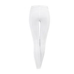 Calça de equitação ELT Micro grip nos joelhos Branco