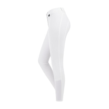 Calça de equitação ELT Micro grip nos joelhos Branco