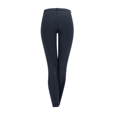 Calça de equitação ELT Micro grip nos joelhos Azul noturno
