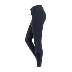 Calça de equitação ELT Micro grip nos joelhos Azul noturno