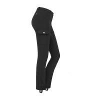 Calça de equitação ELT Micro Jodhpur Cargo silicone Preto