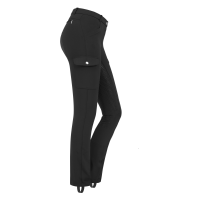 Calça de equitação ELT Micro Jodhpur Cargo silicone Preto Calça de equitação ELT Micro Jodhpur Cargo silicone Preto