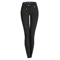 Calça de equitação ELT Micro Sport Pro Silicone Preto