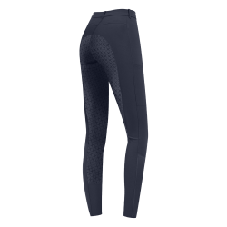Calça de equitação ELT Micro Sport silicone Azul noturno
