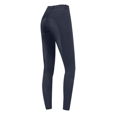 Calça de equitação ELT Micro Sport silicone Azul noturno