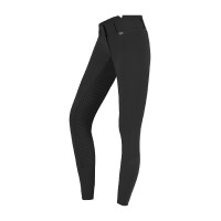 Calça de equitação ELT Micro Sport silicone cintura alta Preto