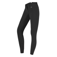 Calça de equitação ELT Micro Sport silicone cintura alta Preto