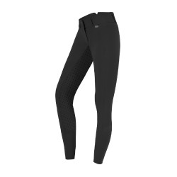 Calça de equitação ELT Micro Sport silicone cintura alta Preto