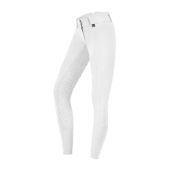 Calça de equitação ELT Micro Sport silicone cintura alta Branco