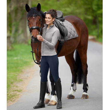 Calça de equitação ELT Micro Sport silicone cintura alta Azul noturno