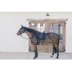 Almofada de sela Metal Chain Dressage Kentucky Preto Almofada de sela Metal Chain Dressage Kentucky Preto