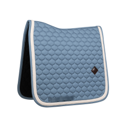 Almofada de sela Plaited Cord Dressage Kentucky Azul claro