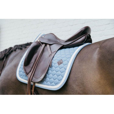 Almofada de sela Plaited Cord Dressage Kentucky Azul claro