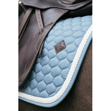 Almofada de sela Plaited Cord Dressage Kentucky Azul claro