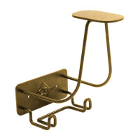 Suporte de Capacete com Gancho de Aço Grooming Deluxe by Kentucky Ouro