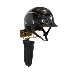 Suporte de Capacete com Gancho de Aço Grooming Deluxe by Kentucky Ouro Suporte de Capacete com Gancho de Aço Grooming Deluxe by Kentucky Ouro