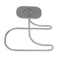 Suporte de Capacete em Aço Grooming Deluxe by Kentucky Prata