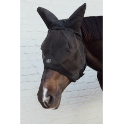 Máscara Anti-Moscas Silenciosa Kentucky Preto Máscara Anti-Moscas Silenciosa Kentucky Preto