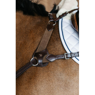 Almofada de proteção para peitoral de 5 pontos Dy'on Castanho