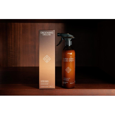 Spray Super Shine Gloss de Amêndoa Grooming Deluxe by Kentucky Spray Super Shine Gloss de Amêndoa Grooming Deluxe by Kentucky