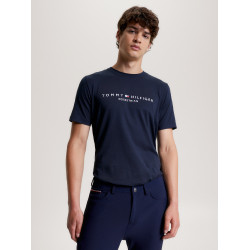 T-shirt Gráfico Tommy Hilfiger Equestrian Williamsburg de mangas curtas para homem Céu do deserto