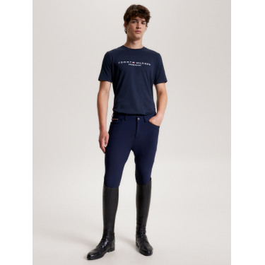 T-shirt Gráfico Tommy Hilfiger Equestrian Williamsburg de mangas curtas para homem Céu do deserto T-shirt Gráfico Tommy Hilfiger Equestrian Williamsburg de mangas curtas para homem Céu do deserto