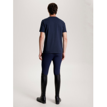 T-shirt Gráfico Tommy Hilfiger Equestrian Williamsburg de mangas curtas para homem Céu do deserto T-shirt Gráfico Tommy Hilfiger Equestrian Williamsburg de mangas curtas para homem Céu do deserto