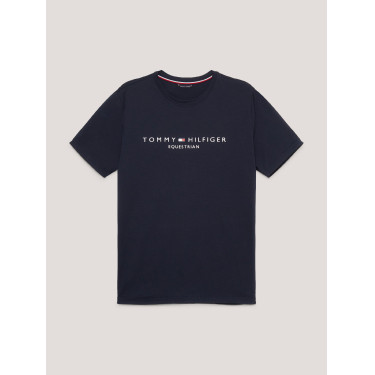 T-shirt Gráfico Tommy Hilfiger Equestrian Williamsburg de mangas curtas para homem Céu do deserto T-shirt Gráfico Tommy Hilfiger Equestrian Williamsburg de mangas curtas para homem Céu do deserto