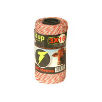 Fio para cerca elétrica equina Lacmé EasyStop 3x16 Fio para cerca elétrica equina Lacmé EasyStop 3x16