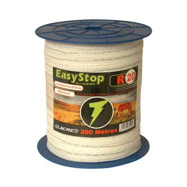 Fita elétrica equitação Lacmé EasyStop R20 para cercas