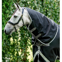 Cobre-pescoço Horseware 150g para manta Amigo XL Preto / cinza titânio / prata