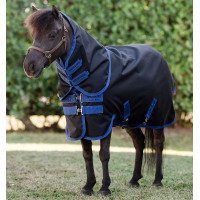 Capa Horseware Amigo Ripstop 900D Plus Petite Turnout 0g Preto / azul clássico