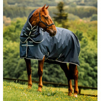 Capa Horseware Amigo Ripstop 900D Plus Pônei Turnout 100g Marine witney Azul-marinho