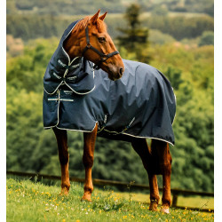 Capa Horseware Amigo Ripstop 900D Plus Pônei Turnout 100g Marine witney Azul-marinho Capa Horseware Amigo Ripstop 900D Plus Pônei Turnout 100g Marine witney Azul-marinho