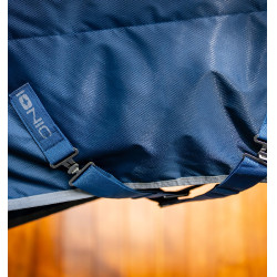 Cobertura de estábulo Horseware Ionic Therapy 50g Bleu imperial / argent /Marine Azul Cobertura de estábulo Horseware Ionic Therapy 50g Bleu imperial / argent /Marine Azul