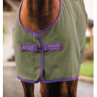 Manta Horseware Amigo Fleece Cooler Amora / winterberry / taupe Verde