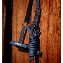 Cabresto e guia Amigo Horseware Marinho Azul-marinho