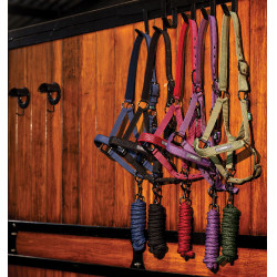 Cabresto e guia Amigo Horseware Marinho Azul-marinho