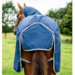 Capa Amigo Ripstop Horseware 900D Plus Turnout 100g Marinho / cinza titânio Azul-marinho