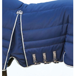 Cobertura Horseware Rambo Optimo Stable Plus 400g Marinho / bege / azul / marinho Azul-marinho