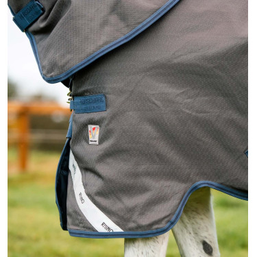 Capa Horseware Rhino Hexstop Plus Turnout 100g Cinza / índigo / marinho Cinzento Capa Horseware Rhino Hexstop Plus Turnout 100g Cinza / índigo / marinho Cinzento