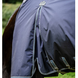 Capa Horseware Rambo Optimo Plus Turnout 0g Marinho / tempestade / cinza prateado Azul-marinho